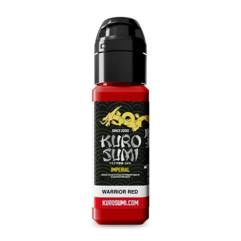 WARRIOR RED - Kuro Sumi Imperial - 22ml - Colore Tattoo REACH