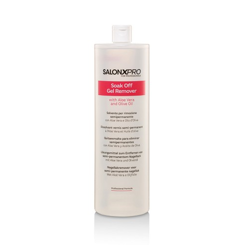 SOAK OFF Gel Remover XANITALIA PRO - Solvente Semipermanente - 500 ml