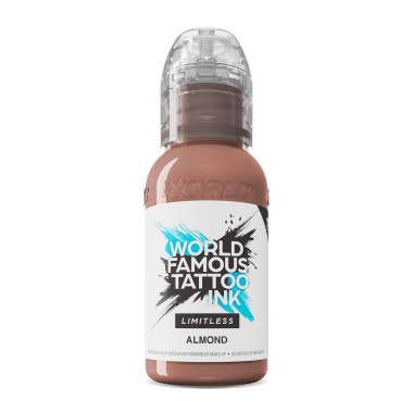 ALMOND - PINK RIBBON World Famous Limitless - 30ml - Colore Tattoo REACH