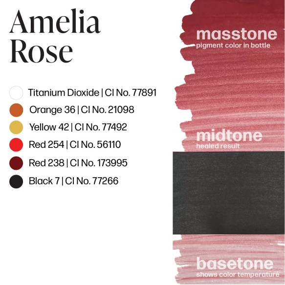 AMELIA ROSE - Perma Blend Luxe - 15ml - Pigmento PMU REACH