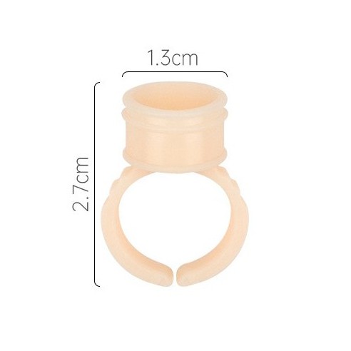 Anelli Porta Pigmento in Silicone Non Sterili - 50pz.