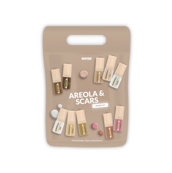 AREOLA & SCARS KIT - Biotek - 10x 5ml - Pigmenti PMU REACH