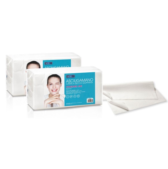 Asciugamano Carta a Secco Goffrata 45 x 80 cm - 100 pz - Xanitalia