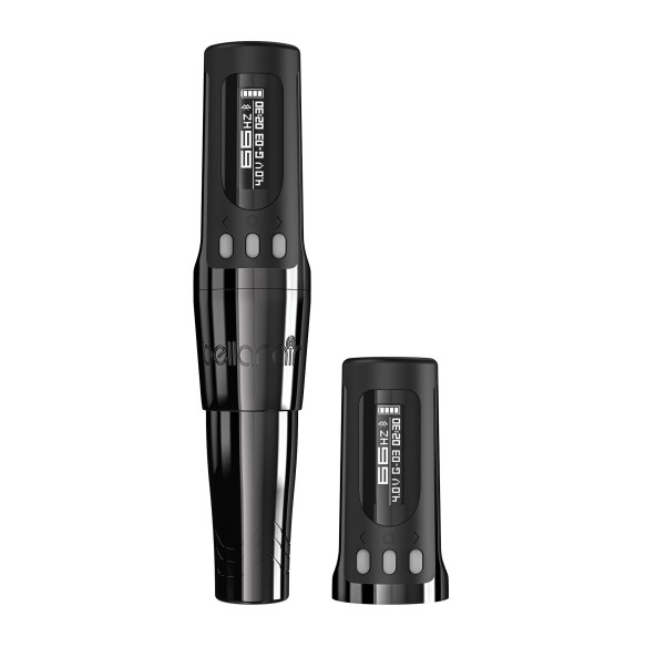 BELLAR AIR Wireless PMU Pen - con Batteria Aggiuntiva - Stealth - Dermografo Microbeau