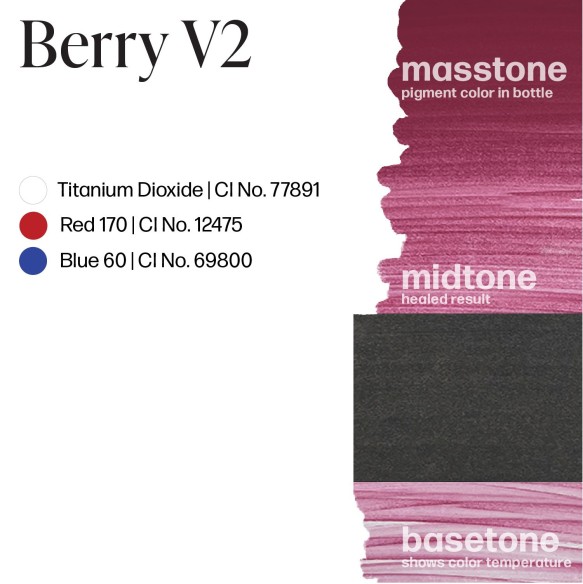 BERRY V2 - Perma Blend Luxe - 15ml - Pigmento PMU REACH