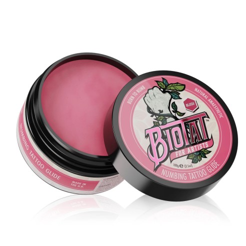 BIOTAT Natural Numbing Tattoo Glide - Blush - 100g