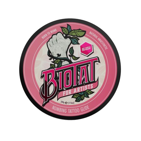 BIOTAT Natural Numbing Tattoo Glide - Blush - 100g