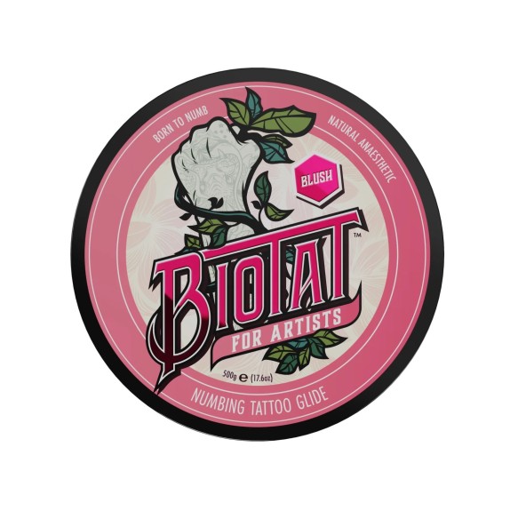 BIOTAT Natural Numbing Tattoo Glide - Blush - 100g