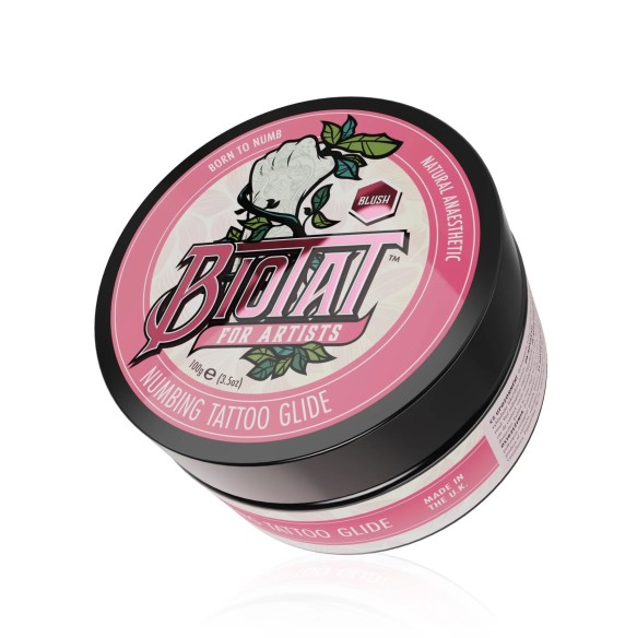 BIOTAT Natural Numbing Tattoo Glide - Blush - 100g