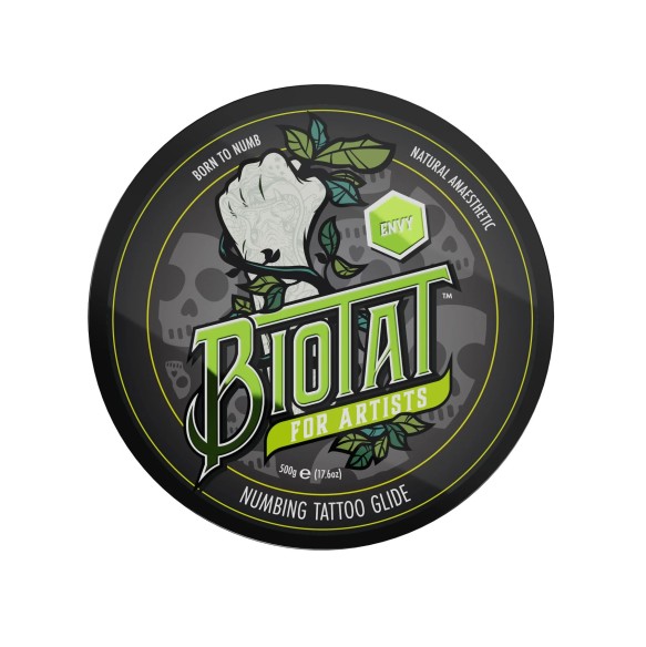 BIOTAT Natural Numbing Tattoo Glide - Envy - 100g