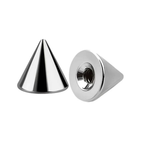 Terminale Cono Filettato in Acciaio Inox 316L per Piercing
