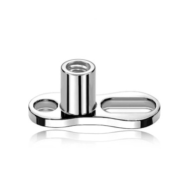 Dermal Anchor in Titanio G23 ASTM F136 con Filettatura Interna