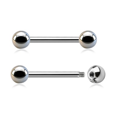 Barbell in Titanio G23 ASTM F136 con Palline