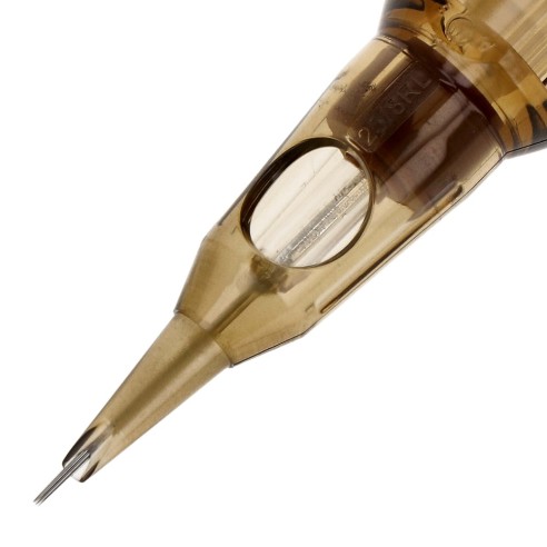 08 RL (Round Liner) Long Taper - Cartucce Aghi Tattoo Kwadron - 20 pz