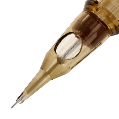 09 RL (Round Liner) Long Taper - Cartucce Aghi Tattoo Kwadron - 20 pz