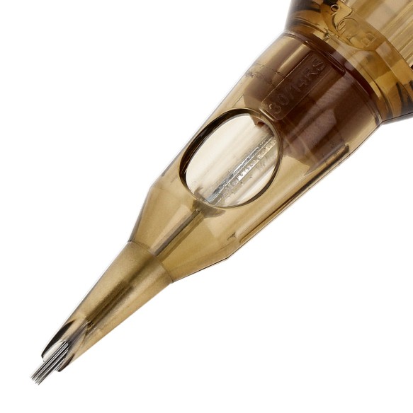 14 RS (Round Shader) Long Taper - Cartucce Aghi Tattoo Kwadron - 20 pz