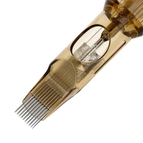 19 MG (Magnum) Long Taper - Cartucce Aghi Tattoo Kwadron - 20 pz