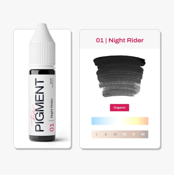 01 NIGHT RIDER - The Pigment - 15ml - Pigmento PMU REACH