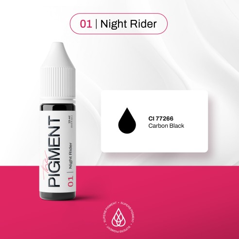 01 NIGHT RIDER - The Pigment - 15ml - Pigmento PMU REACH