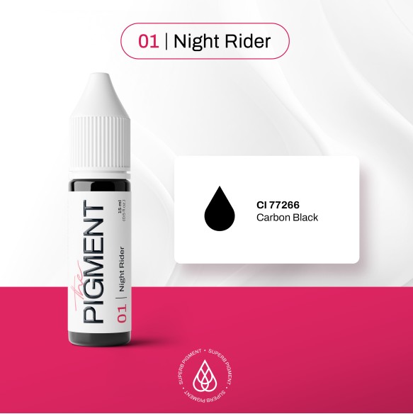 01 NIGHT RIDER - The Pigment - 15ml - Pigmento PMU REACH