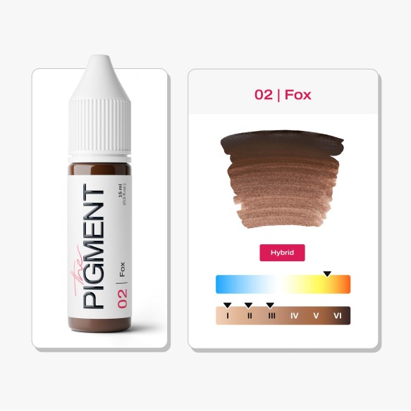 02 FOX - The Pigment - 15ml - Pigmento PMU REACH