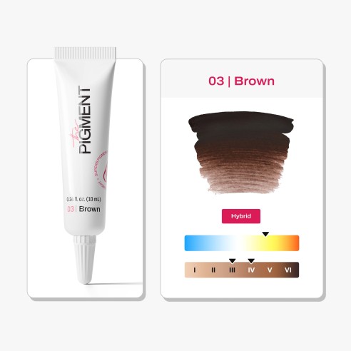 03 BROWN Microblading - The Pigment - 10ml - Pigmento PMU REACH
