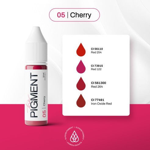 05 CHERRY - The Pigment - 15ml - Pigmento PMU REACH