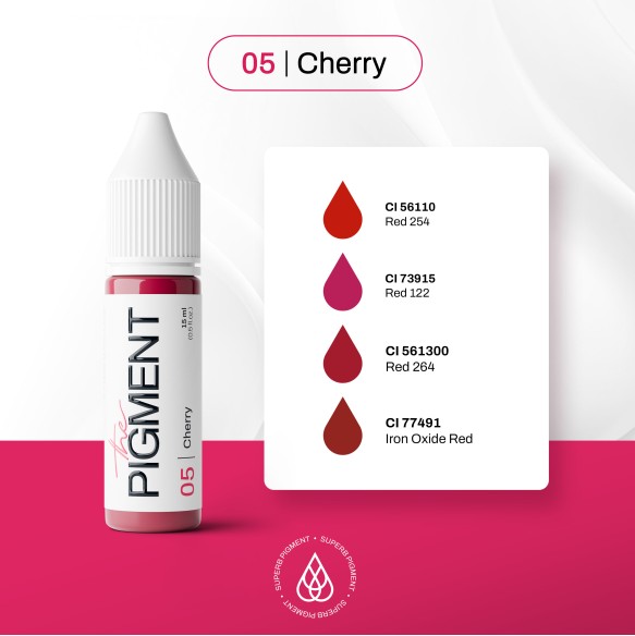 05 CHERRY - The Pigment - 15ml - Pigmento PMU REACH