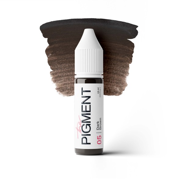 05 DARK BROWN - The Pigment - 15ml - Pigmento PMU REACH