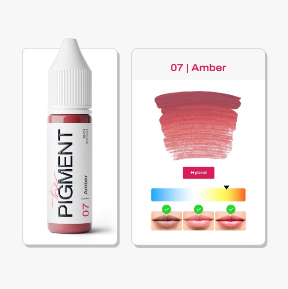 07 AMBER - The Pigment - 15ml - Pigmento PMU REACH