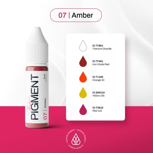 07 AMBER - The Pigment - 15ml - Pigmento PMU REACH