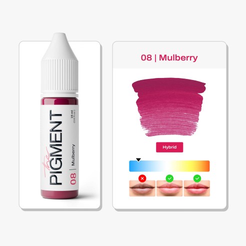 08 MULBERRY - The Pigment - 15ml - Pigmento PMU REACH
