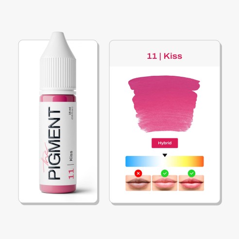 11 KISS - The Pigment - 15ml - Pigmento PMU REACH