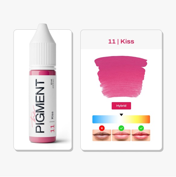 11 KISS - The Pigment - 15ml - Pigmento PMU REACH
