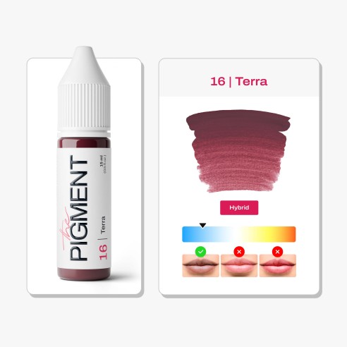 16 TERRA - The Pigment - 15ml - Pigmento PMU REACH