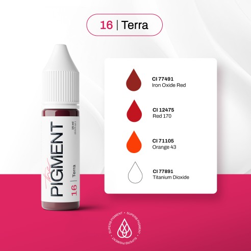 16 TERRA - The Pigment - 15ml - Pigmento PMU REACH