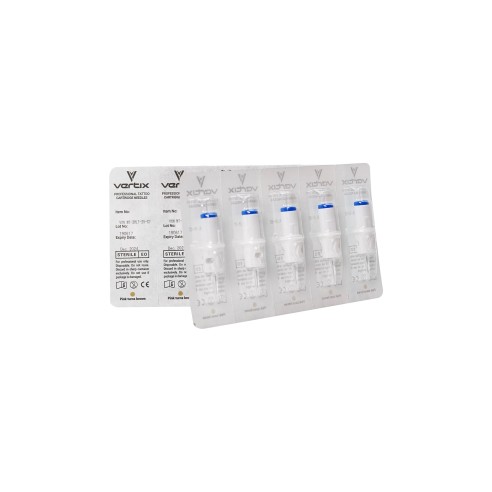 01 RL (Round Liner) 0,33mm - Cartucce Vertix NANO - Aghi PMU - 5pz.