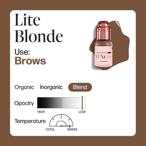 LITE BLONDE - Perma Blend Luxe Lite - 15ml - Pigmento PMU REACH