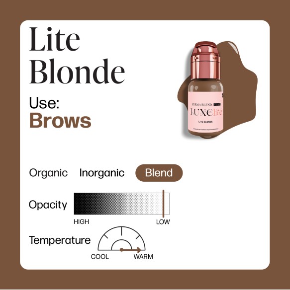 LITE BLONDE - Perma Blend Luxe Lite - 15ml - Pigmento PMU REACH