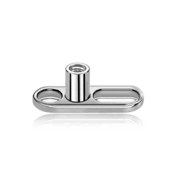 Dermal Anchor in Titanio G23 ASTM F136 con Filettatura Interna