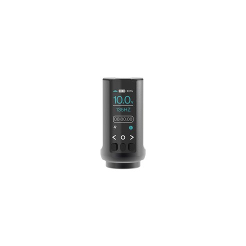 Microbeau E.L.B. PMU Machine - Corsa Regolabile (2.2 - 3.4 mm) - Matte Black - Dermografo Wireless per Eyeliner, Labbra e Sopracciglia