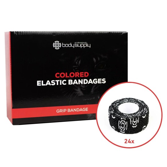 Benda Coesiva per Grip Tattoo - Grip Wrap Bandage - 2,5 cm x 4,5 m - Box 24 pz.