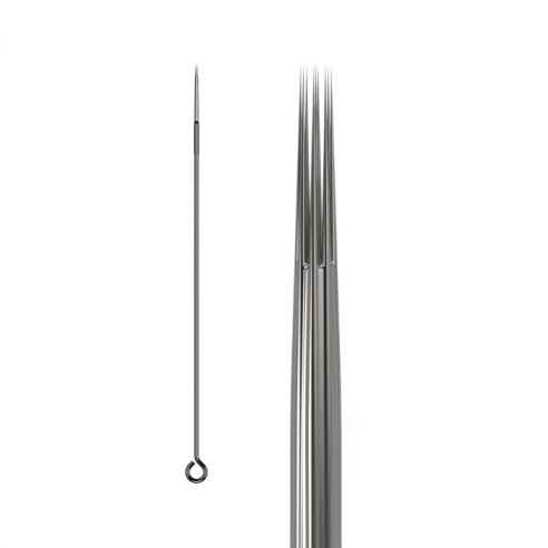 03 RL (Round Liner) 0,30 mm Long Taper - Aghi Tradizionali Tattoo Dormouse - 50 pz
