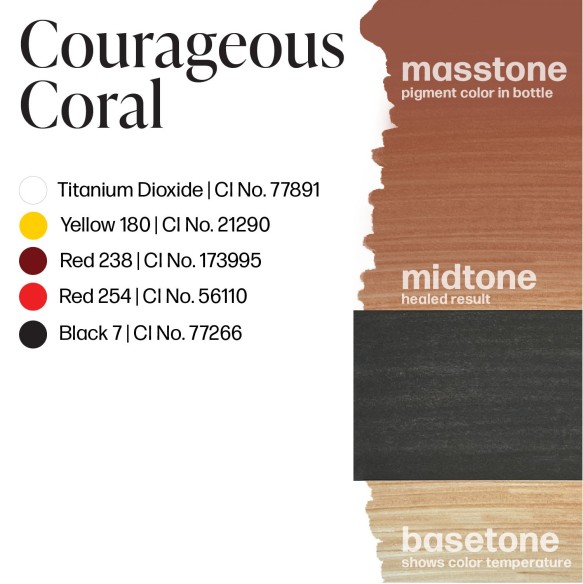COURAGEOUS CORAL - Perma Blend Luxe - 15ml - Pigmento PMU REACH