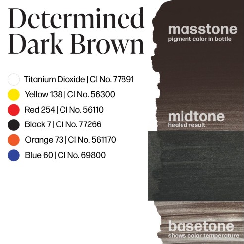 DETERMINED DARK BROWN - Perma Blend Luxe - 15ml - Pigmento PMU REACH