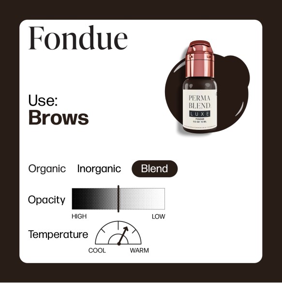 FONDUE - Perma Blend Luxe - 15ml - Pigmento PMU REACH