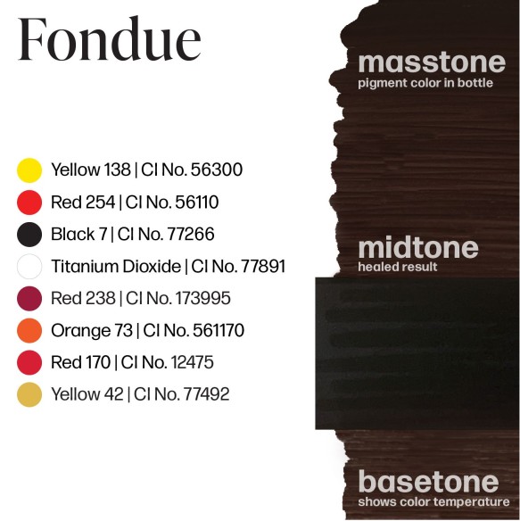 FONDUE - Perma Blend Luxe - 15ml - Pigmento PMU REACH