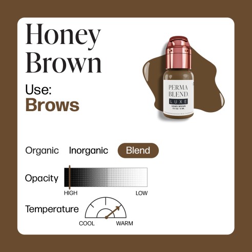 HONEY BROWN - Perma Blend Luxe - 15ml - Pigmento PMU REACH