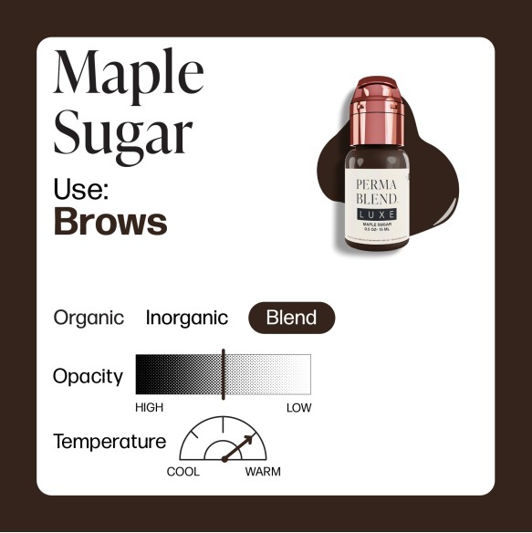 MAPLE SUGAR - Perma Blend Luxe - 15ml - Pigmento PMU REACH