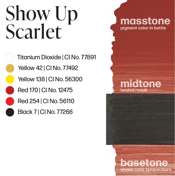 SHOW UP SCARLET - Perma Blend Luxe - 15ml - Pigmento PMU REACH